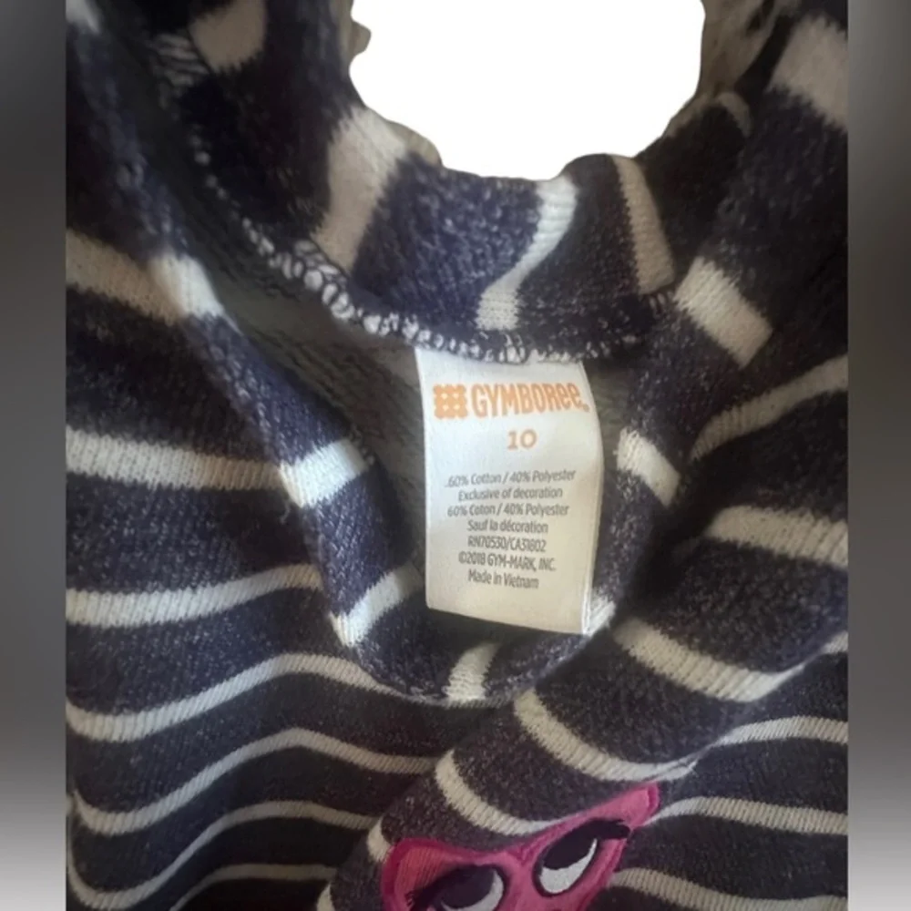 Youth Girl Gymboree Striped Patched Dress size‎ 10